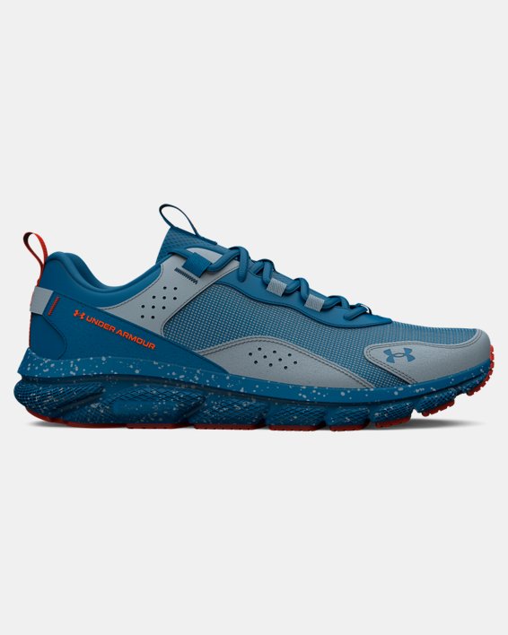 Men's UA Charged Verssert Speckle Running Shoes in Blue image number 0